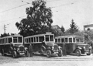 Bild: Die ersten Omnibusse