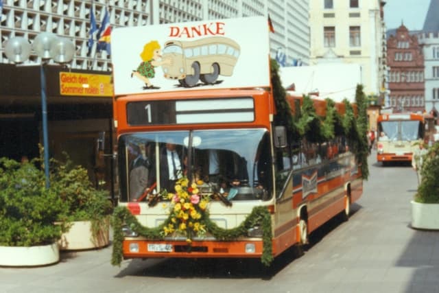 Letzte Fahrt Fußgängerzone