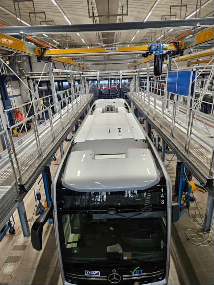 Ausbau der Dacharbeitsstände