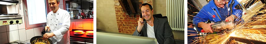 Bilder von Gewerbekunden