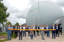 Bild: Inbetriebnahme Biogas-Aufbereitungsanlage Bitburg
