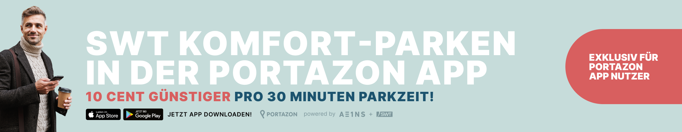 Portazon Banner Komfort Parken
